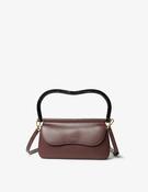 Coccinelle Cora Tortoise Clutch in Berry
