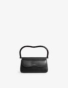 Coccinelle Cora Tortoise Clutch in Black