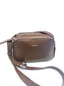 Coccinelle Fern Double Zip Crossbody in Berry