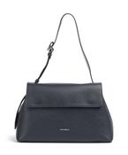 Coccinelle Fern Flap Closure Shoulder Bag in Midnight
