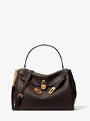 Michael Michael Kors Hamilton Large Top Handle Satchel in Chocolate