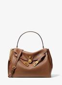 Michael Michael Kors Hamilton Large Top Handle Satchel in Luggage image