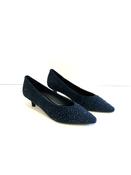 Pedro Anton Bonnie Kitten Heels in Navy image