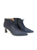 Hispanitas Paris Haircalf Laced Ankle Boots in Navy image