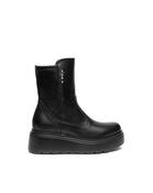 NeroGiardini Black Platform Ankle Boots image