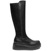 NeroGiardini Long Black Platform Boots image