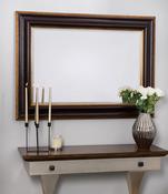 Positano Mirror | Mahogany and Gold — MIRRORS.IE image