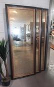 Colombo Mirror | Full Length | Black and Champagne Ombre with Antique Glass — MIRRORS.IE image
