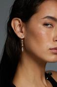Nadri Style #BEATRIX CZ FRONT AND BACK EARRINGS gold