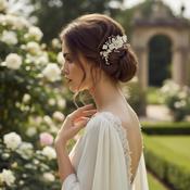 Athena Bridal Jewellery Style #Hermione hair comb image