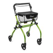 Indoor aluminium 4-wheeled rollator