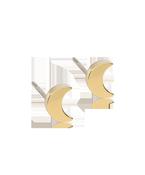 Golden Titanium - Moon 6mm Earring Skin Friendly Earrings Ireland image