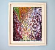 MOD ART Magenta Falls- Original Irish Landscape Painting OP129 image