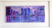 MOD ART Cityscape - Original Irish Landscape Painting OP152 image