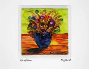 MOD ART - Original Irish Landscape Ink Painting, Pot of Colour  OIP183 image
