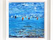 MOD ART Sail Away - Original Irish Landscape Painting OP221 image