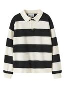NKMOBERT LS LOOSE KNIT POLO