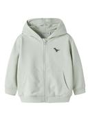 VALON AQUA HOODED CARDI