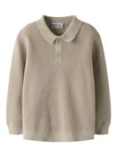 NMMFIKAL LS LOOSE KNIT POLO image