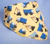 BABYBOO YELLOW TRUCKS BIB