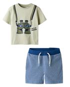 HENNI SHORTS SET - Navy