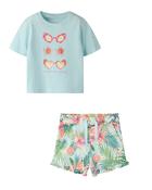 JUNNI BLUE SHORTS SET image