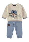 FOREST ADVENTURE  2PCE SET BLUE PANT