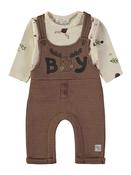 CUTE REINDEER DUNGAREE SET image