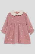 BIRDS IN BLOOM DRESS DARK PINK image