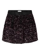 FRUNICA BURGUDY GLITTER SKIRT