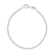 Sterling Silver Bead Chain Bracelet - Arezzo Collection image