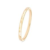9kt Gold Fine Hammered Band