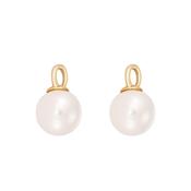 9kt Gold &amp; Pearl Earring Charm image