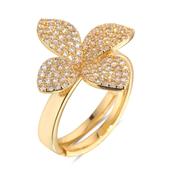 Yellow Iris Classic Ring