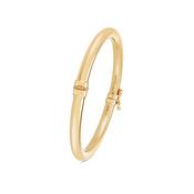 9kt Gold Hinged Bangle - Classic 5mm image