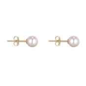 9kt Gold Pearl Stud with Detachable Drop Earrings