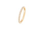 Dainty Diamond Ring in 18kt Yellow Gold - Signature Collection image