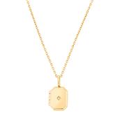 9kt Gold &amp; Diamond Locket Pendant image