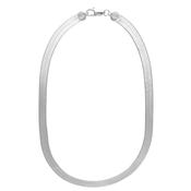 Sterling Silver Large Snake Chain Necklace (16") - Arezzo Collection image