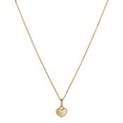 9kt Gold Solid Heart Pendant Necklace image