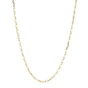 9kt Gold Fine Paperclip 18" Chain Necklace image