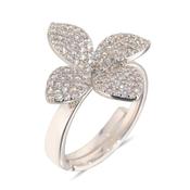 White Iris Classic Ring