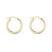 9kt Gold Creole Clip Hoop Earrings image