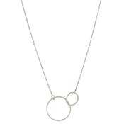 Sterling Silver Double Circle Pendant image