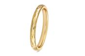 Daily Hammered Gold Ring in 18kt Yellow Gold - Signature Collection image
