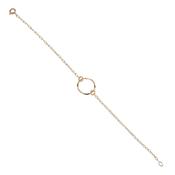 Gold Filled Molten Circle Bracelet (2 Sizes)