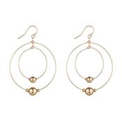 Gold Filled Double Hoop Earrings