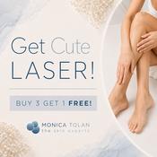 Get Cute 2026 - Laser Full Face Course of 4 (Buy 3 get One Free)