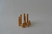 Set of replacement knobbed cylinders                        (2 smallest of each cylinder )
