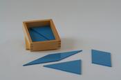 Box of Blue Triangles